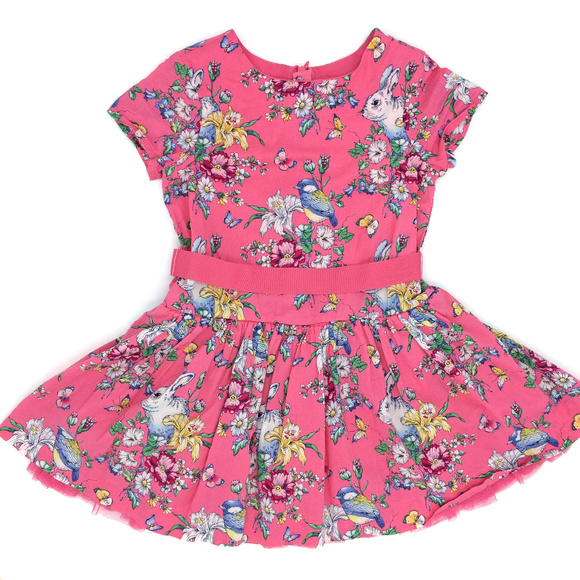 GAP Sarah Jessica Parker Pink Rabbit Dress XL - Picture 1 of 5